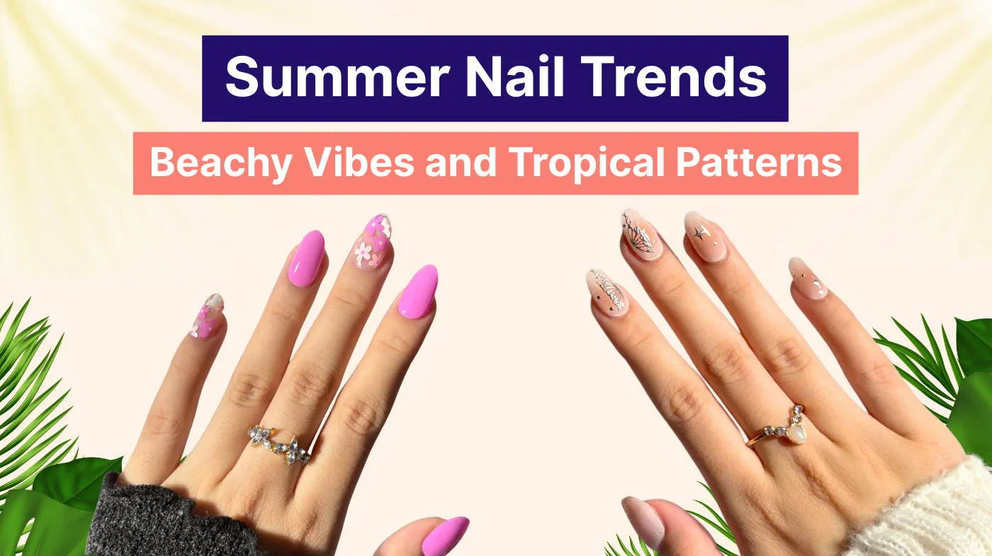 Vibrant Tropical Summer Nail Inspiration