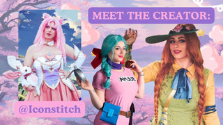 Image of cosplayer in detailed costume posing for character portrayal