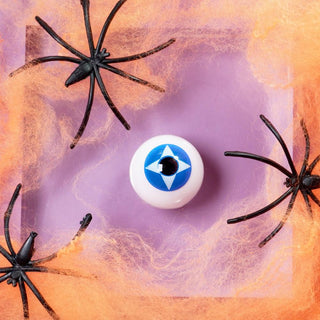 EyeCandys Cosplay 001 Blue 4-Point Star Color Contact Lens - EyeCandys