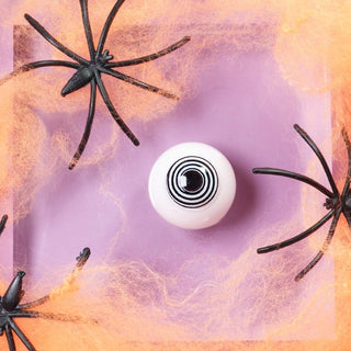 EyeCandys Cosplay 005 White Black Swirl Color Contact Lens - EyeCandys