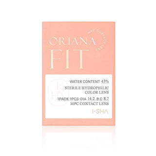 i-Sha Oriana Fit Royal Grey Colored Contacts Circle Lenses - EyeCandys