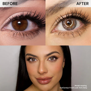 Pink Label Fresh Look Grey (Custom Toric for Astigmatism) - EyeCandys