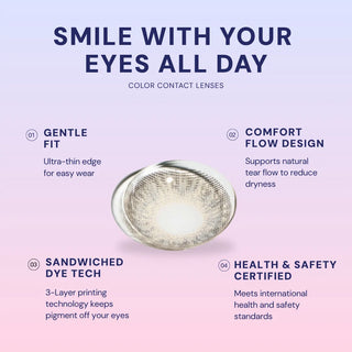 Pink Label Fresh Look Grey (Custom Toric for Astigmatism) - EyeCandys