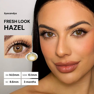Pink Label Fresh Look Pure Hazel (Custom Toric for Astigmatism) - EyeCandys