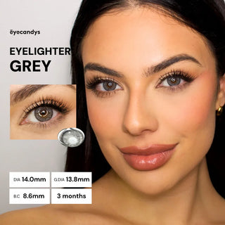 Pink Label Eyelighter Grey (Custom Toric for Astigmatism) - EyeCandys