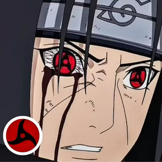 Image showing Itachi Mangekyou Red T-02 Red Sharingan Cosplay Contacts