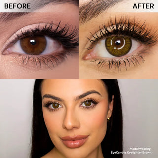 Pink Label Eyelighter Brown (Custom Toric for Astigmatism) - EyeCandys