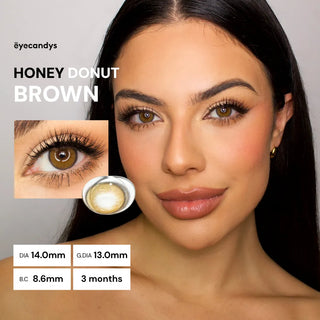 Pink Label Honey Donut Brown (Custom Toric for Astigmatism) - EyeCandys