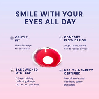 Cosplay/Halloween Lens Set (3 Pairs)