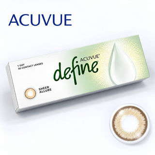 Acuvue Sheer Allure packaging box.