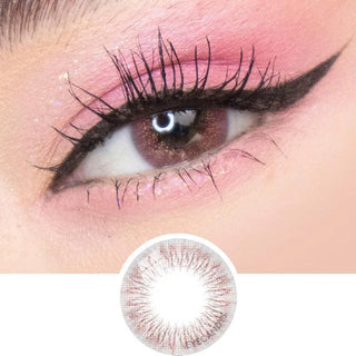 EyeCandys Attitude Glitter Pink (1 Pair) Color Contact Lens - EyeCandys
