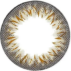 Clalen Iris Latin Brown Colored Contacts Circle Lenses - EyeCandys