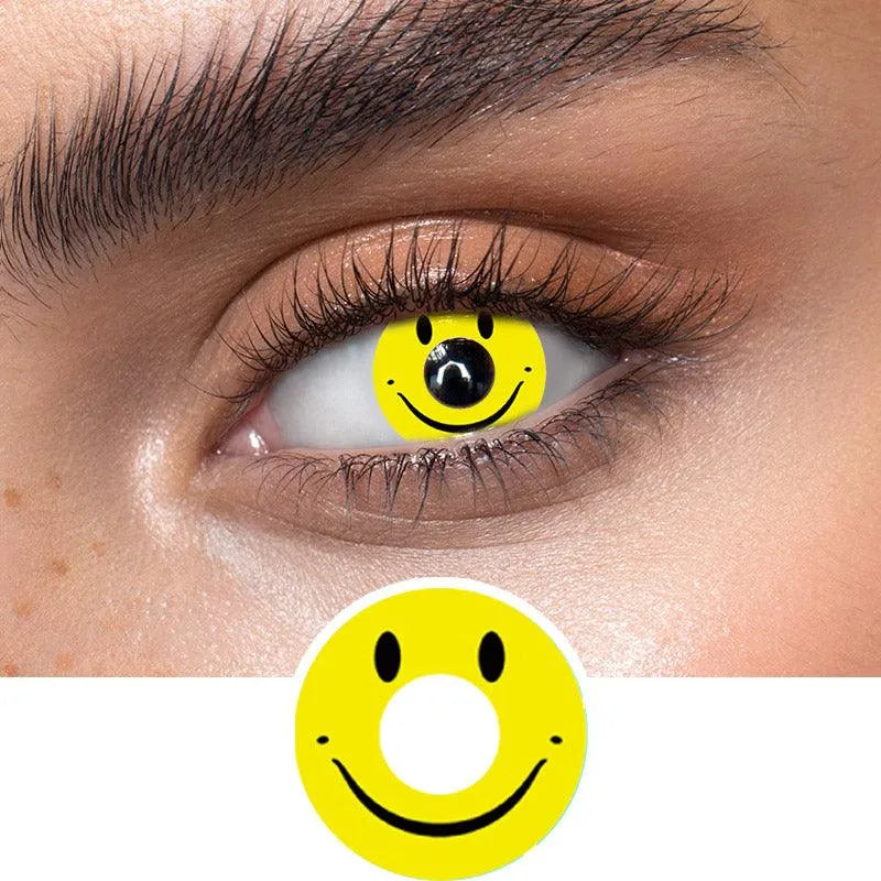 EyeCandys Cosplay 011 Smiley Face Color Contacts - Halloween Colour