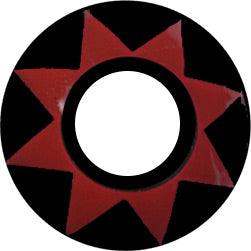 EyeCandys Cosplay 014 Red 6-Point Star Color Contact Lens - EyeCandys