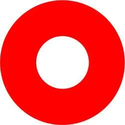 EyeCandys Cosplay 017 Solid Red Color Contact Lens - EyeCandys