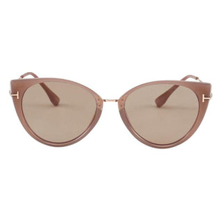 EyeCandys Cyprus Cat Eye Sunglasses. Stylish cat eye sunglasses in Pink Tea color