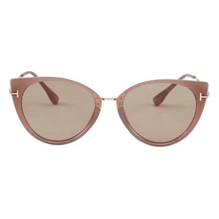 EyeCandys Cyprus Cat Eye Sunglasses. Stylish cat eye sunglasses in Pink Tea color