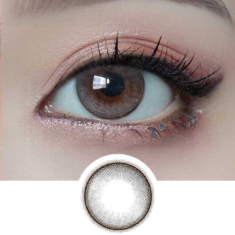 Molak 1-Day Dollish Grey Colour Contact Lenses - Circle Lenses