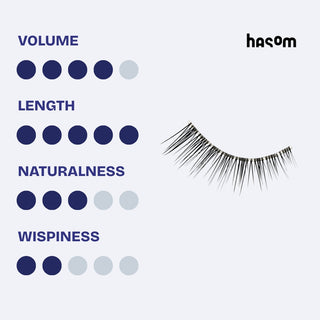 Hasom First Touch pestañas de tira - Fancy 01