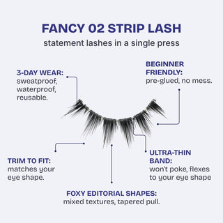 Hasom First Touch Strip Lashes - Fancy 02