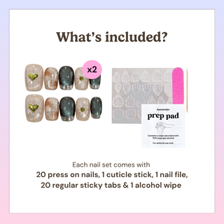 Field Note Press-On Nails