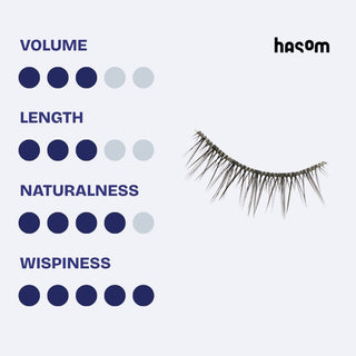Hasom First Touch pestañas de tira - Fluffy 03