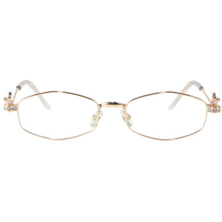 EYECANDYS Marquee geometric metal glasses in Gold – unisex full-rim eyewear for prescription lenses, blue light blocking, photochromic transition lenses, Zeiss HMC, and polarized sunglasses