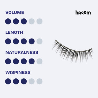 Hasom First Touch Strip Lashes - Glamorous 02