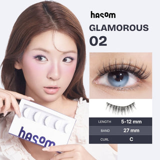 Hasom First Touch Strip Lashes - Glamorous 02