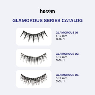 Hasom First Touch Strip Lashes - Glamorous 03