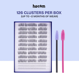 Hasom First Touch Lash Clusters - Glossy 01