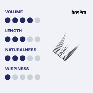 Hasom First Touch Lash Clusters - Glossy 04