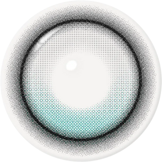 Close up detailed view of a i-Girl One Pick Forest Tea contact lens design