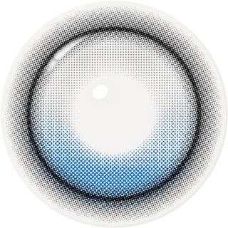 Close up detailed view of a i-Girl One Pick Summer Song contact lens design