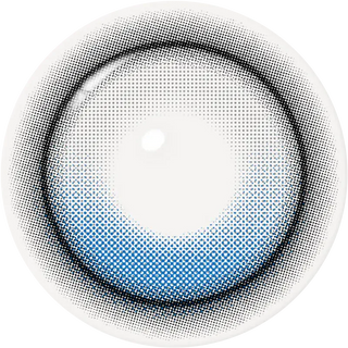 Close up detailed view of a i-Girl One Pick Summer Song contact lens design