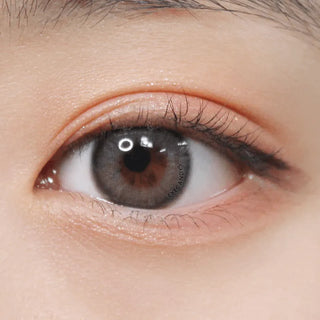 Pink Label Karina Grey Colored Contacts Circle Lenses - EyeCandys