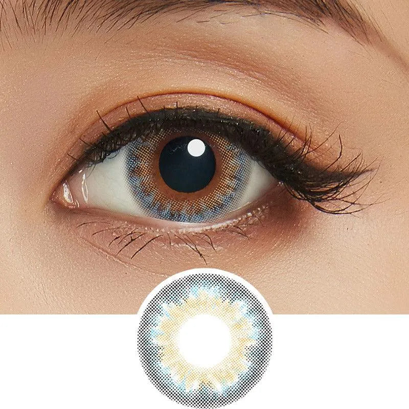 Buy Lilmoon Monthly Water Blue-Grey Prescription Color Lens