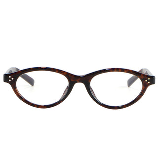 EyeCandys Loretta oval full-frame eyeglasses, unisex design, 51-20-145 measurements