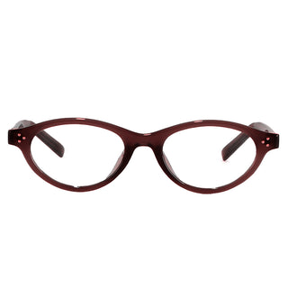 EyeCandys Loretta unisex oval eyeglasses in Tortoiseshell, full-frame TR frame, 51mm lens width