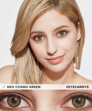 NEO Cosmo Green (Custom Toric) Color Contacts for Astigmatism - EyeCandys