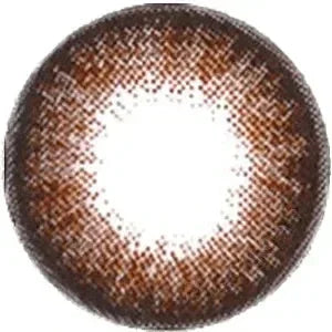 The NEO Vision Monthly Extra Dali Brown lens from NEO Vision features a dark outer rim and a gradient brown pattern that fades to a clear center.