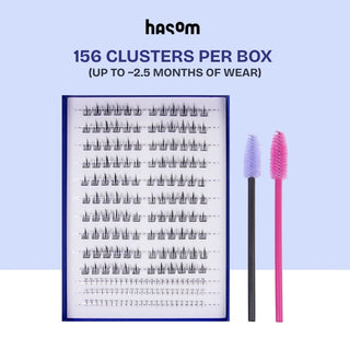 Hasom First Touch Lash Clusters - Natural 01