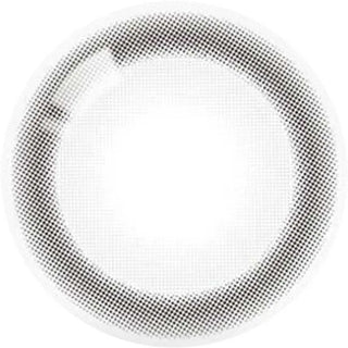 Close up detailed view of a Olala Glee Grey contact lens design