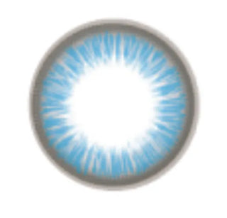 EyeCandys NEO Monet Blue toric lens design – vibrant blue prescription colored contact lenses for astigmatism, high-quality color contact lenses.