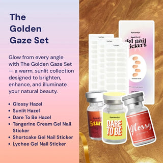 The Golden Gaze Set (For Enhancing Brown Eyes) - EyeCandys