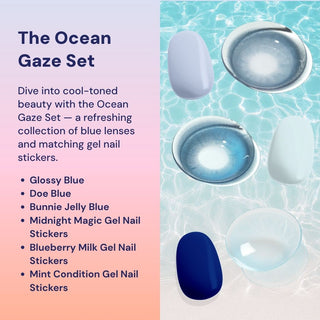 The Ocean Gaze Set (for Bold Blue Eyes) - EyeCandys