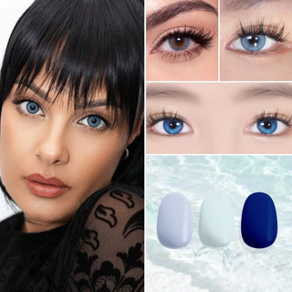 The Ocean Gaze Set (for Bold Blue Eyes) - EyeCandys