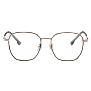 Therese Oversized Square Glasses prescription eyeglasses, available in blue light blocking lenses and in readers with magnification, from EyeCandys. Pictured is the matte green color.