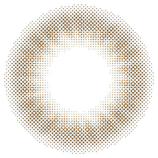 Design of the Topards 1-Day Garnet Brown (10pk) prescription coloured contact lens from Eyecandys on a white background, showing the fine pixel detail and enlarging limbal ring.