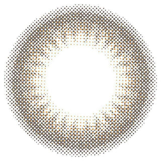 Design of the Topards 1-Day Opal (10pk) prescription coloured contact lens from Eyecandys on a white background, showing the fine pixel detail and enlarging limbal ring.